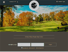 Tablet Screenshot of harrisonlakeclub.com